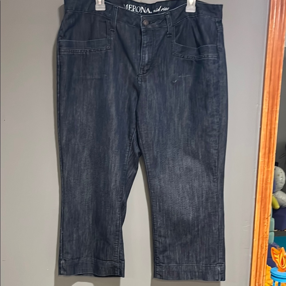 Merona women, dark blue bottoms, size 16